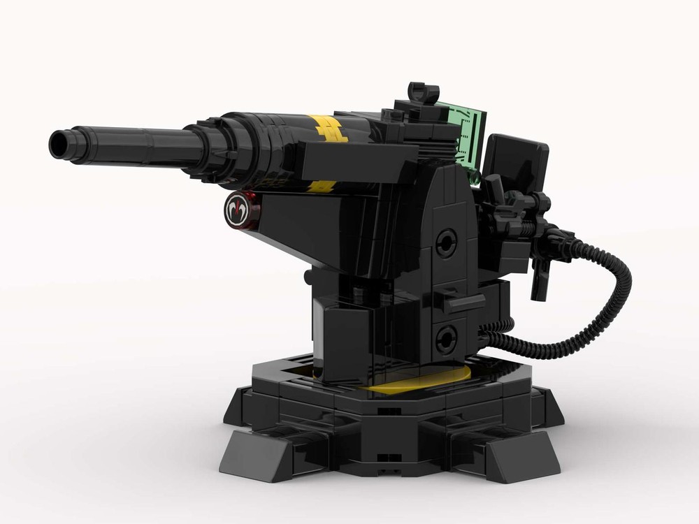 Lego Blacktron defensive cannon