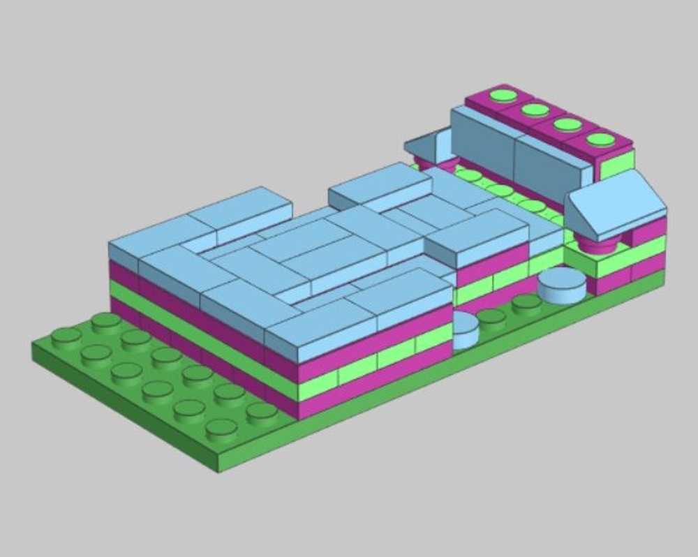 Lego Body Frame Rack for MOC-27778