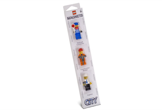 Lego City Minifigure Magnet Set