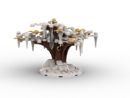 Winter Village Snowy Tree
