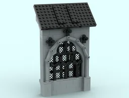 Trefoil Gothic Window