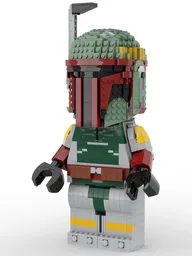 Maxifigure stand for Boba Fett helmet