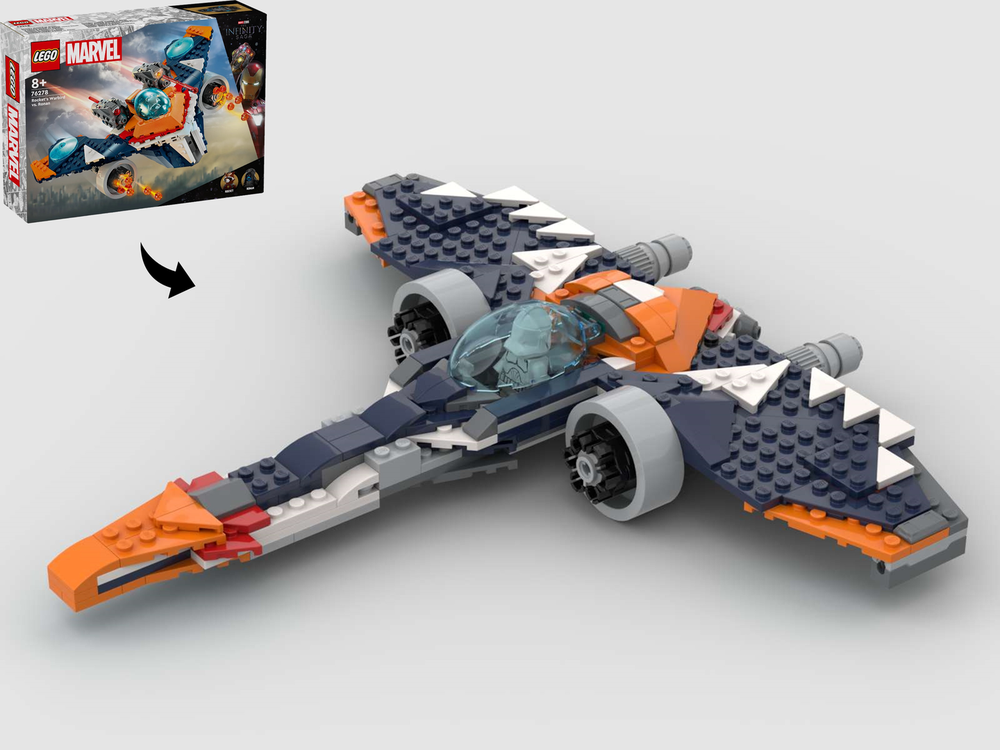Lego 332nd/Muunilinst 10 Clone Z-95 Headhunter – Alternate Build of 76278 Rocket's Warbird