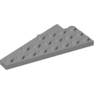 Wedge Plate 8 x 4 Wing Right with Stud Notch / Light Bluish Gray