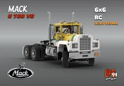 MACK R700 RC 6x6 1:13 white