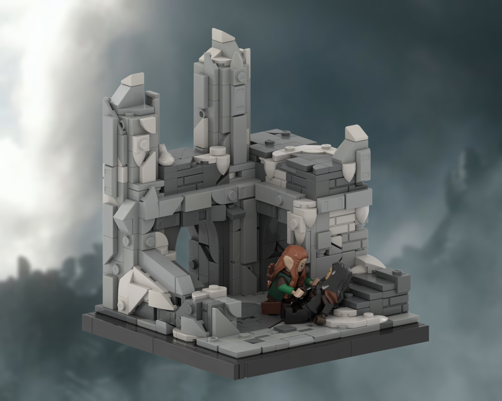 Lego Tauriel & Kili at Ravenhill