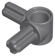 Technic Pin Connector Hub with 2 Perpendicular Axles