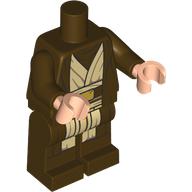 Lego Minifig Body with SMART Tag, Obi-Wan Kenobi / Dark Brown