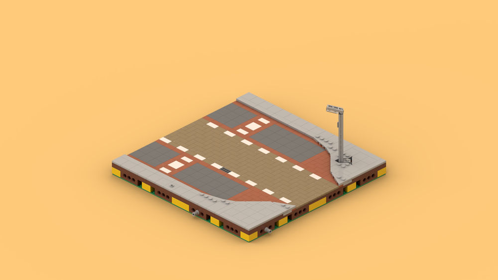 Lego MOC - Dutch Road Bricks One-way Parking Side MILS 32x32