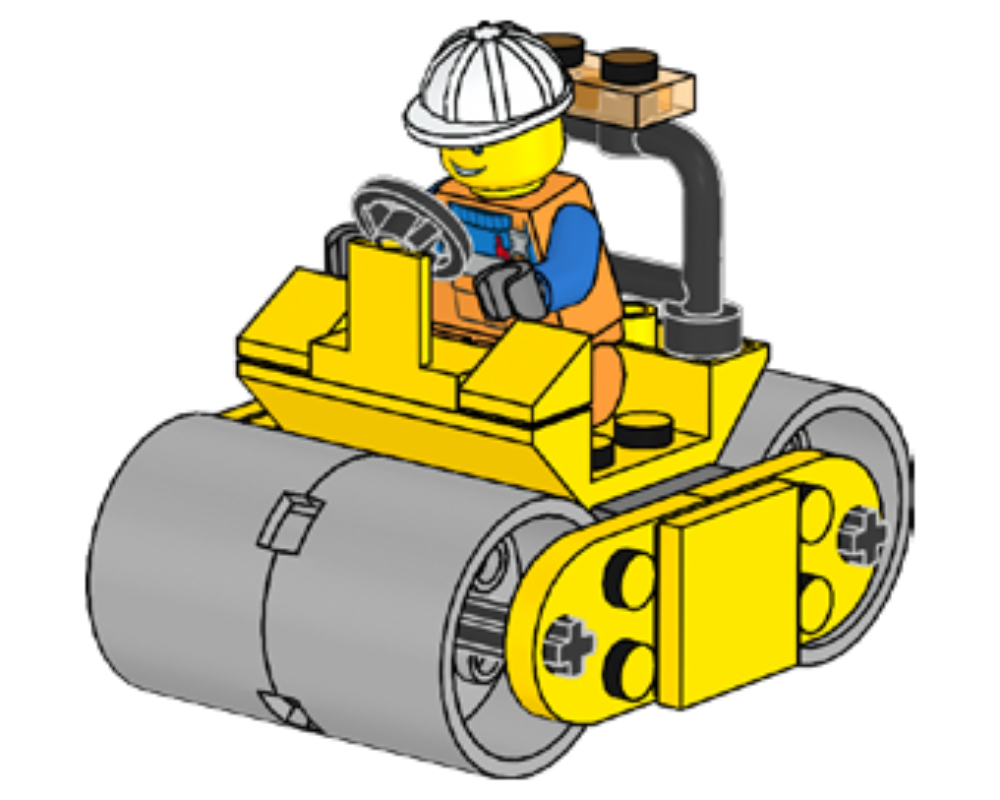 Lego Robbie Rolla's Steamroller