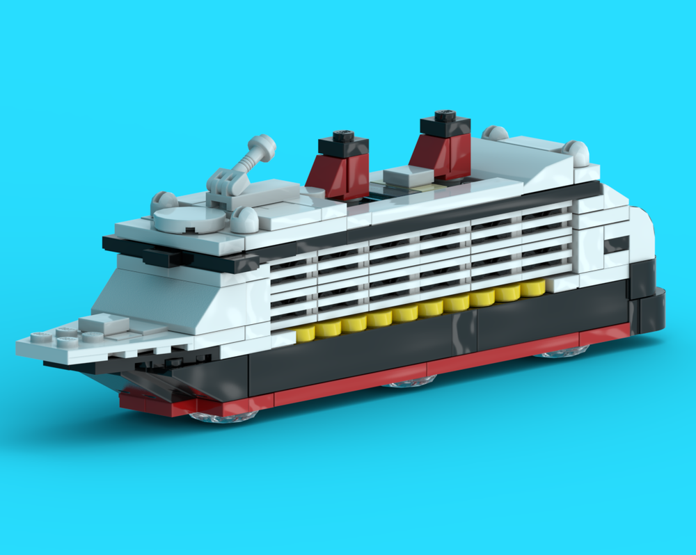 Lego Disney Cruise Ship Model
