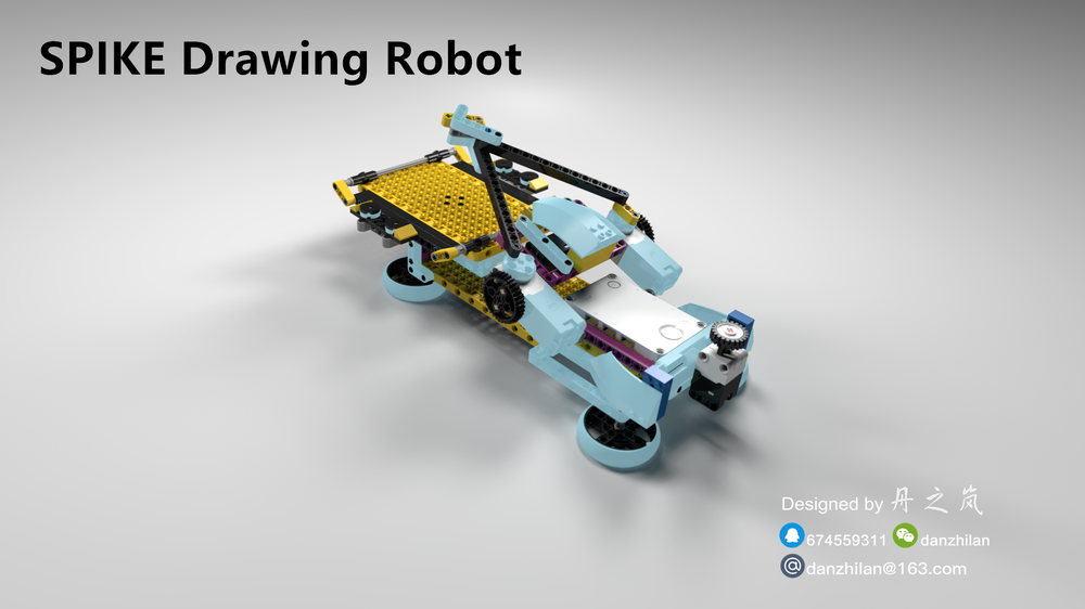 Lego SPIKE Drawing Robot