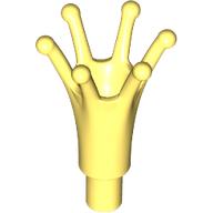 Lego Headwear Accessory Crown Long with Bar / Bright Light Yellow
