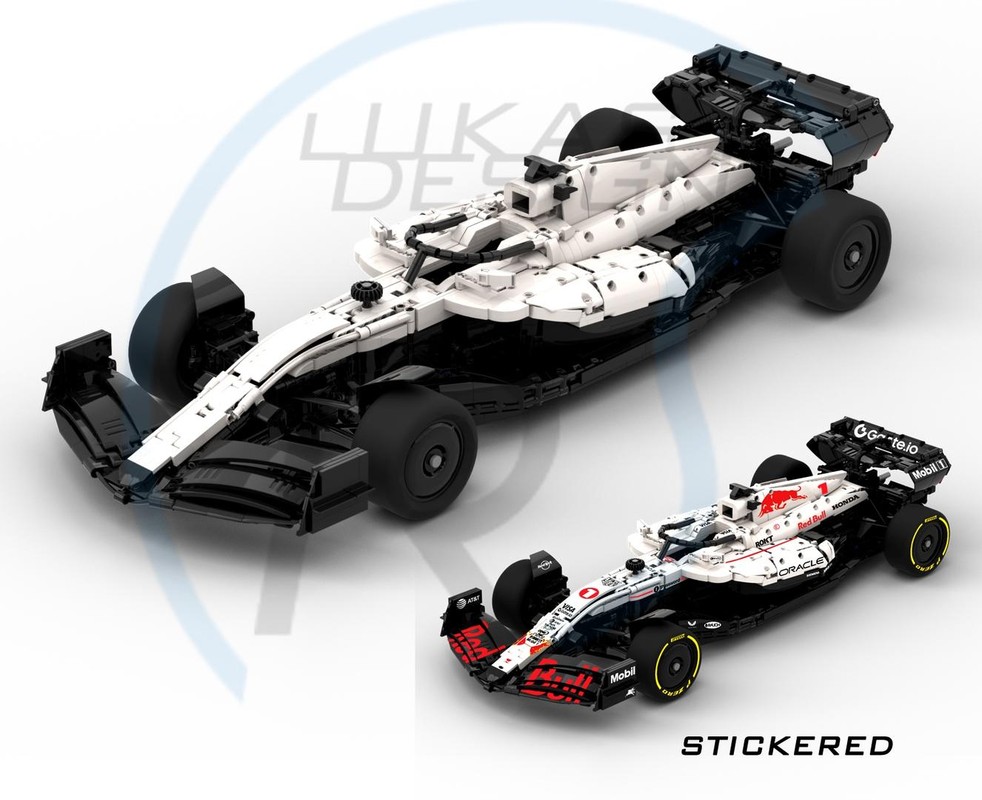 Lego Red Bull Racing F1 RB21 Japanese GP Livery 1:8 Scale