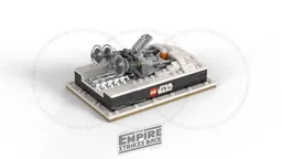 Micro Diorama : Downed Snowspeeder