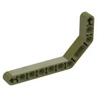 Technic Beam 1 x 11.5 Double Bent Thick / Olive Green