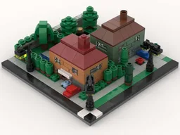 Modular Family Houses (2 on 1 plate, corner) #1