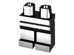Hips  and Legs Plain / Chrome Black