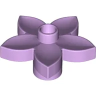 Duplo Plant, Flower with 1 Top Stud / Lavender
