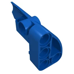 Technic Panel Fairing # 3 Small Smooth Long, Side A / Blue