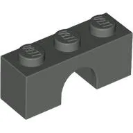 Brick Arch 1 x 3 / Dark Gray