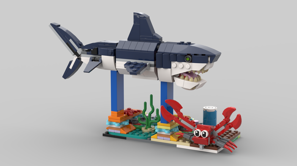 Lego 31088 + 11019 + 11021 Swimming shark