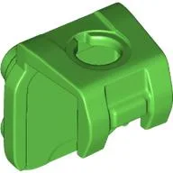 Minifig Neckwear Front Harness with 4 Back Studs / Bright Green