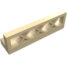 Fence Lattice 1 x 4 x 1 / Tan