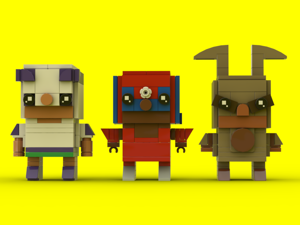 Lego The Three Mascaritas (Custom Brickheadz OCs)