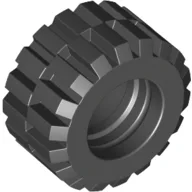 Tyre 21 x 12 with Offset Tread Small Wide and Beveled Tread Edge / Black