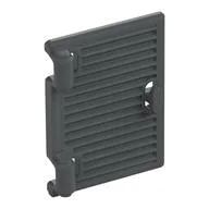 Window 1 x 2 x 3 Shutter with Hinges and Handle / Dark Bluish Gray