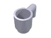 Equipment Cup / Mug [Plain] / Light Violet