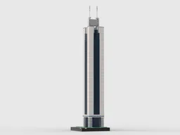 CITIC Plaza at 1/650th Scale