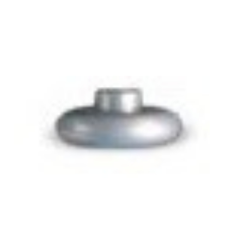 Lego Pen Bead, Round Short, Curved Edge / Pearl Light Gray