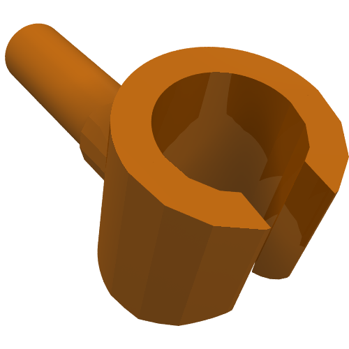 Lego Minifig Hand / Dark Orange