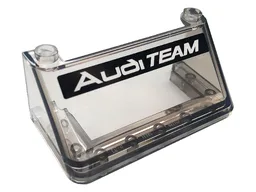 Windscreen 3 x 6 x 2 with 'Audi TEAM' on Black Background Pattern (Sticker) - Set 76897