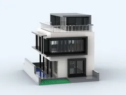 Modular modern semi-detached house