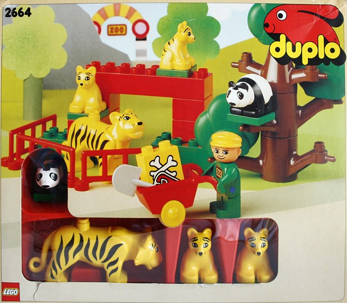 Lego Tiger and Panda Family (Tiger Enclosure)