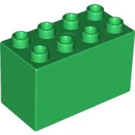 Duplo Brick 2 x 4 x 2 / Green