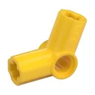 Technic Axle and Pin Connector Angled #5 - 112.5° / Yellow