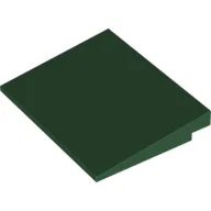 Brick Sloped 10° 6 x 8 / Dark Green