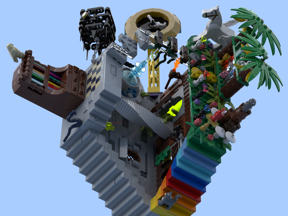 Lego The Tower of the Warlock Escher