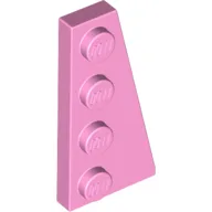 Wedge Plate 4 x 2 Right / Bright Pink