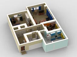 Peep Show - Mark and Jez's Flat