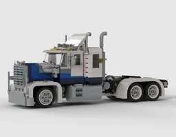 Truck with V12 Engine in Bluetones