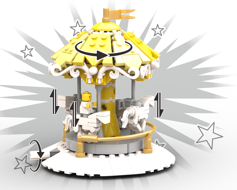 Lego Functional Mini Carousel