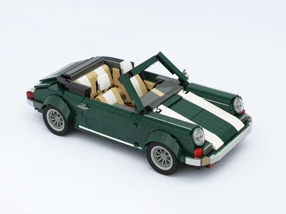 Lego 10242 Green Porsche 911 Cabriolet, PDF Instructions