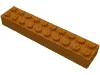 Brick 2 x 10 / Dark Orange