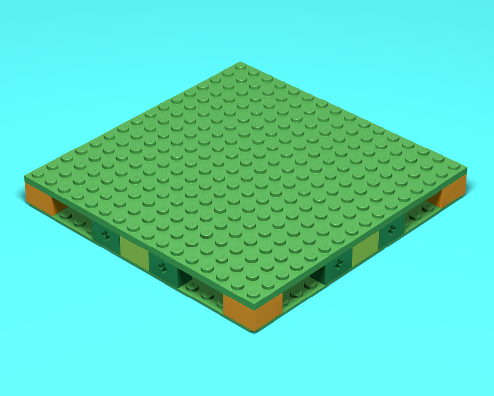 Lego MIls quarter plate system for modular city