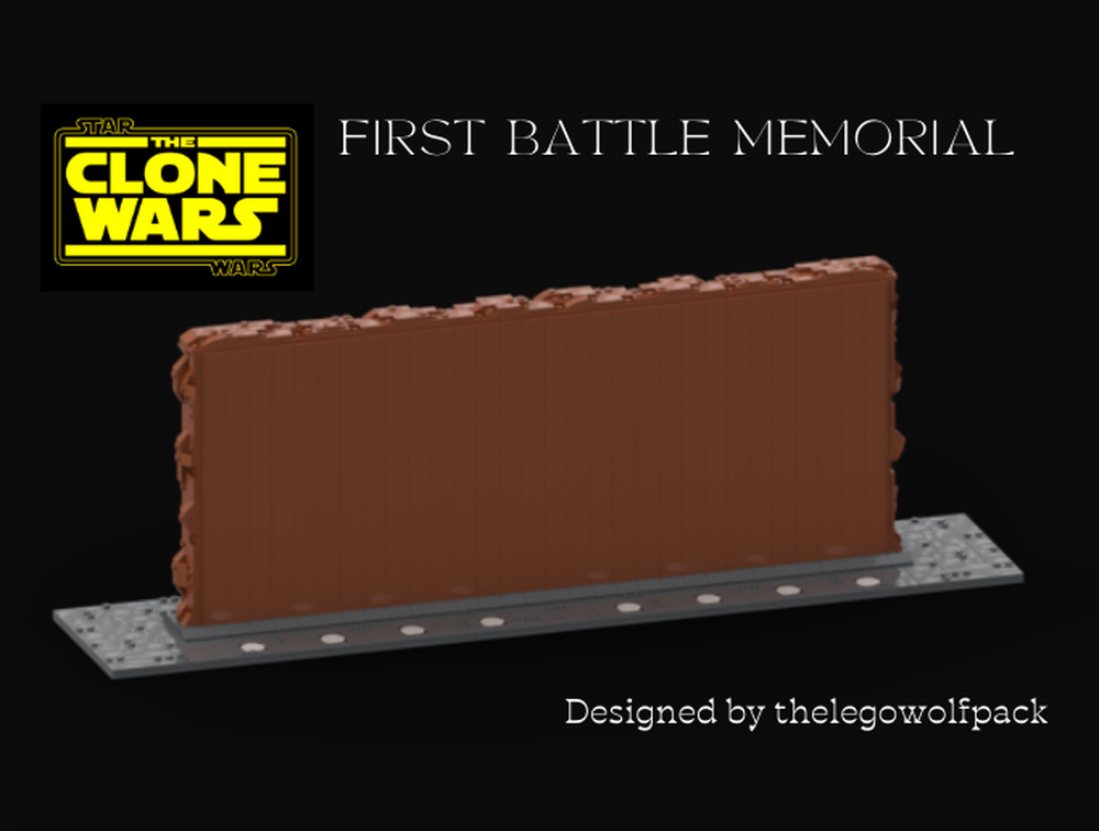 Lego First battle memorial